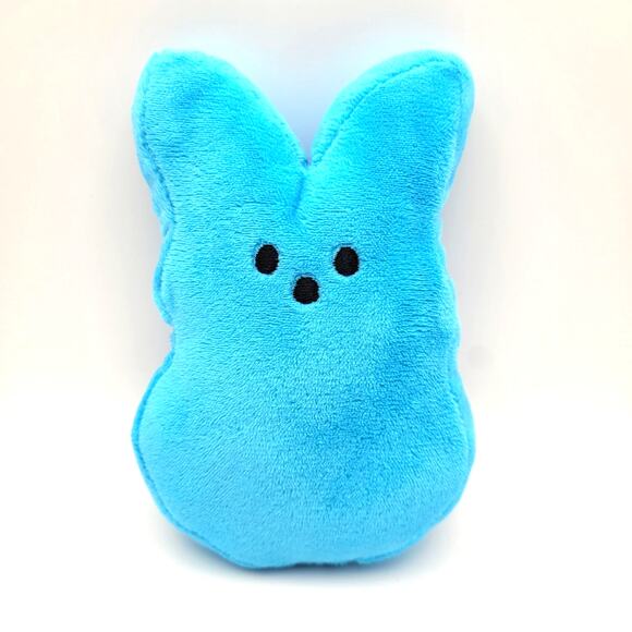 Blue Stuffed Bunny Peep 4" long Cute Adorable for Easter Spring - Picture 1 of 3